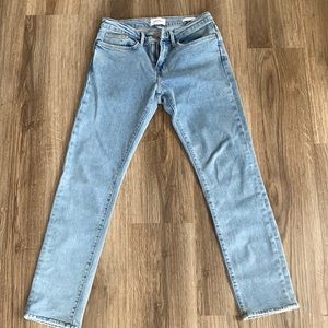 Frame light wash jeans